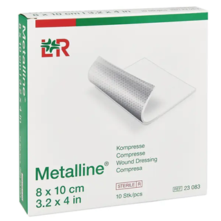 Grafik für Metalline® Tracheo Kompresse 8 x 10 cm, steril in Linde Healthcare Elementar Webshop