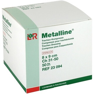 Grafik für Metalline® Tracheo Kompresse 8 x 9 cm, steril in Linde Healthcare Elementar Webshop